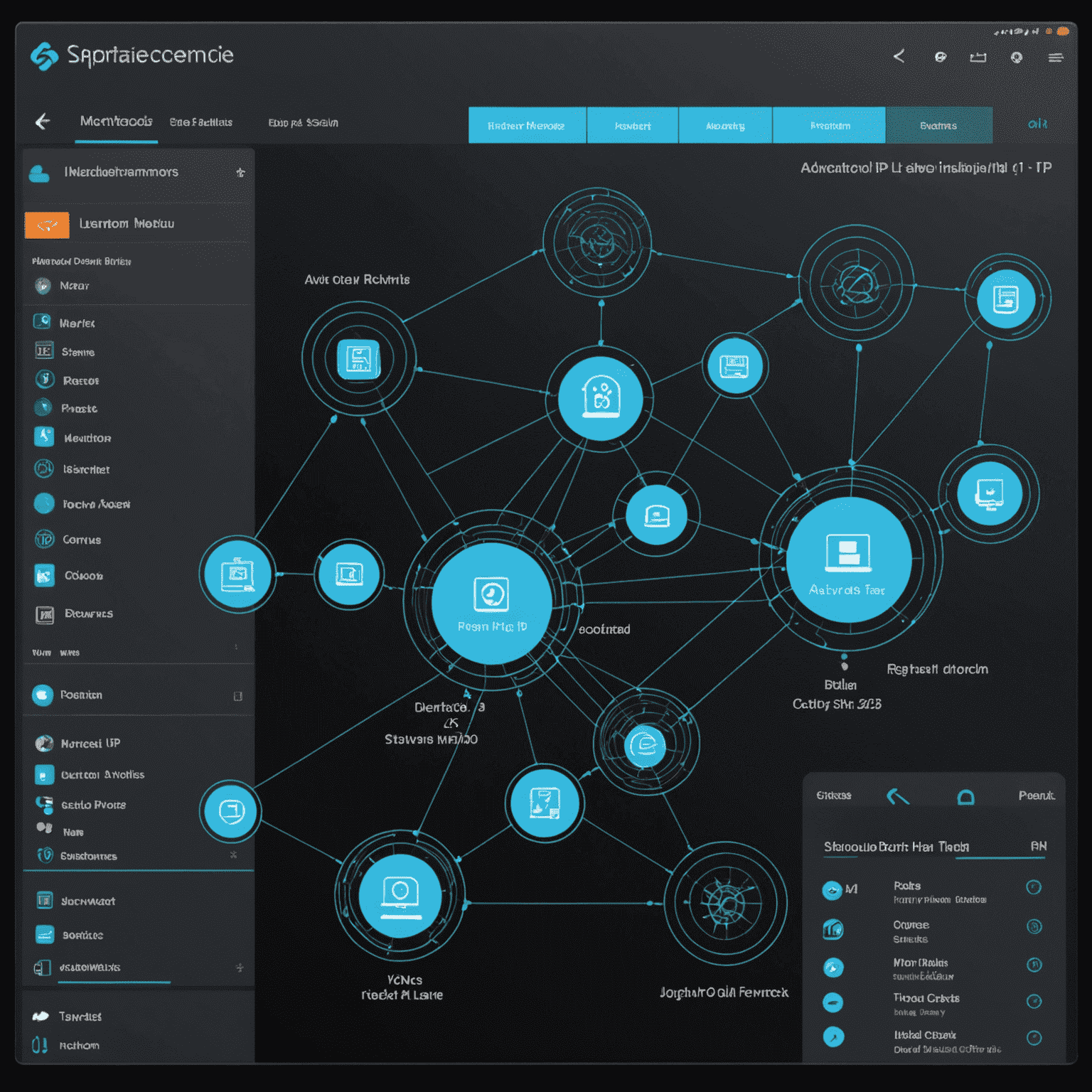 Interface d'Advanced IP Scanner montrant un scan de réseau en cours avec des appareils détectés